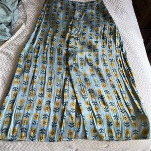 EUC Free People Analise Midi Skirt